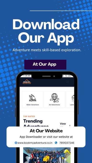 Book My Adventure App